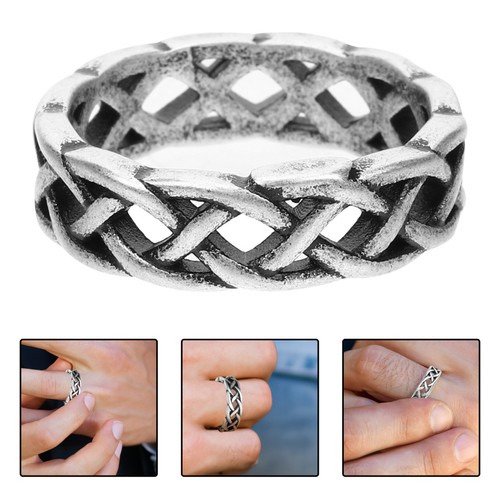 Breiter keltischer knotenring - breiter,
